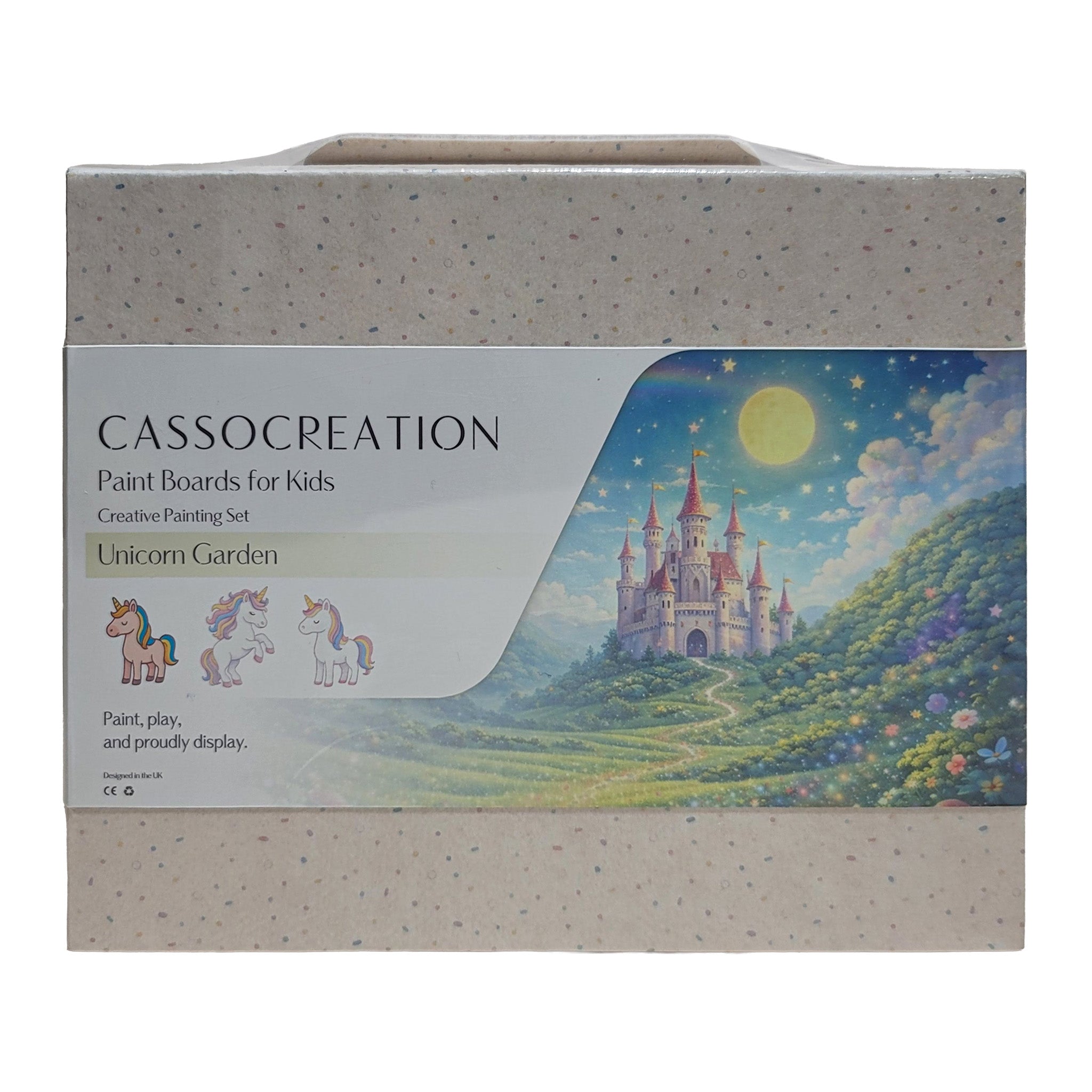 CassoCreation – Unicorn Paint Boards Set | Unicorn Garden